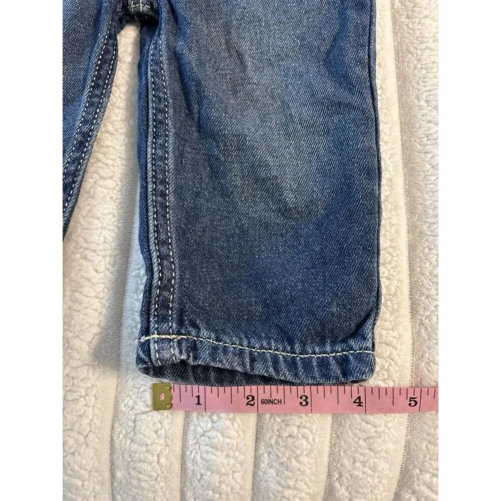 NWT Baby Levi's Overalls 18 Months Dark Wash Denim Kids Family Photo Pumpkin Fal